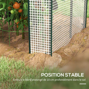 Serre de jardin PE, serre de balcon, bâche renforcée 135 g/m², châssis en acier, 2 portes zippées enroulables, pour légumes plantes fleurs, intérieur et extérieur, 100 x 80 x 150 cm blanc