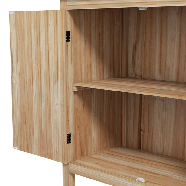 Table de rempotage armoire de rangement de jardin avec 2 étagères, plateau galvanisé patins antidérapants en bois sapin