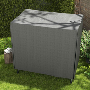 Housse de protection pour balancelle de jardin housse de balancelle de jardin toile Oxford ouverture zippée 177 x 114 x 152 cm gris foncé