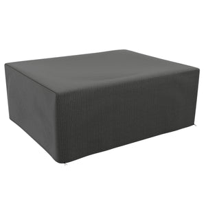 Housse salon de jardin extérieure, bâche de protection extérieure, anti-UV, en polyéthylène de haute résistance, housse table de jardin, 235 x 190 x 90 cm, gris