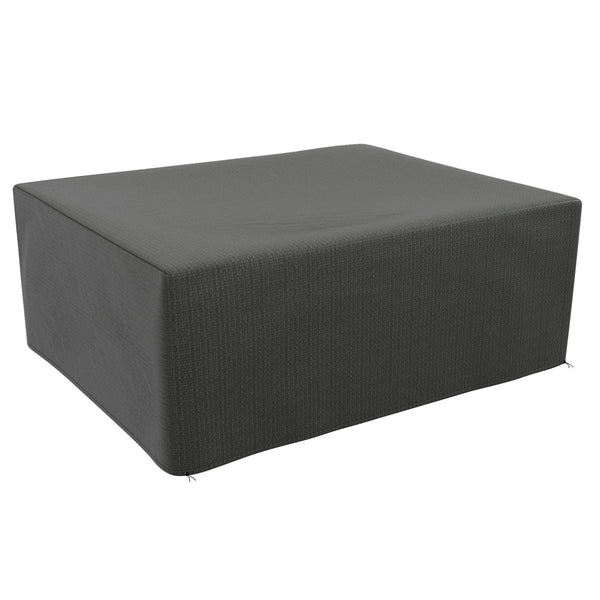 Housse salon de jardin extérieure, bâche de protection extérieure, anti-UV, en polyéthylène de haute résistance, housse table de jardin, 235 x 190 x 90 cm, gris