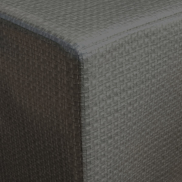 Housse salon de jardin extérieure, bâche de protection extérieure, anti-UV, en polyéthylène de haute résistance, housse table de jardin, 235 x 190 x 90 cm, gris