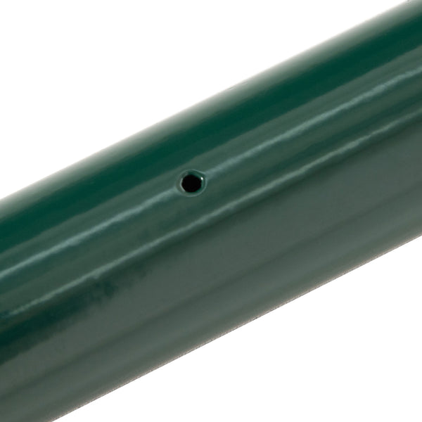 Grillage Rouleau soudé - Maille 7,3L x 6,3l cm - Hauteur 2 m - Longueur 10 m - poteaux, Jambes de Force Inclus - Acier revêtement PVC Vert