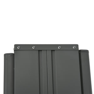 Double Store latéral Brise-Vue paravent rétractable dim. 6L x 1,80H m Polyester Anti-UV Haute densité 180 g/m² Crème