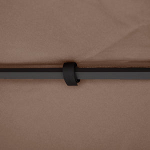 Toit de Remplacement pour pavillon de Jardin Toile de Rechange pour pavillon tonnelle Tente 3 x 3 m Marron