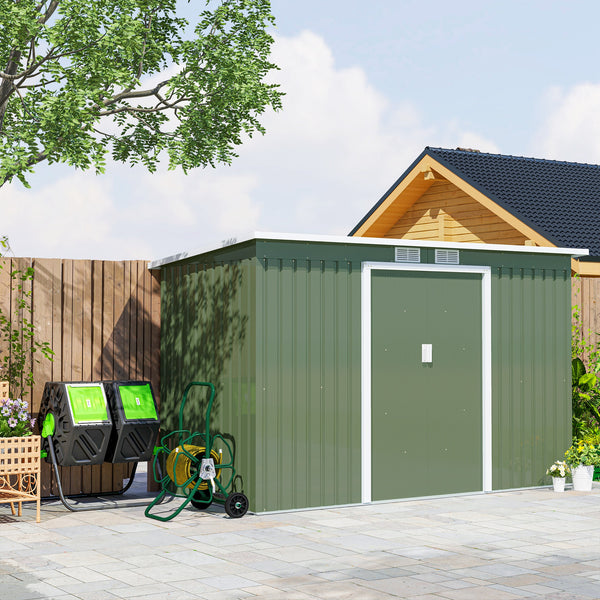 Composteur de jardin - bac à compost pour déchets - rotatif 360° - double chambre 130 L - acier PP noir