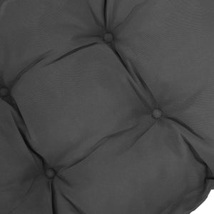 Coussin de banc de jardin, coussin banquette de Jardin 100 x 40 cm, rembourrage épais et doux, pour intérieur et extérieur, gris foncé