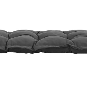 Coussin de banc de jardin, coussin banquette de Jardin 100 x 40 cm, rembourrage épais et doux, pour intérieur et extérieur, gris foncé