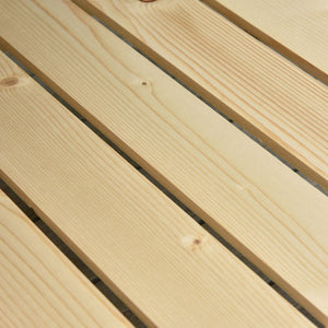 Jardinière sur Pieds - Potager sur roulettes - étagère, Inserts d'irrigation, Feutre de Drainage Inclus - Bois Massif Sapin