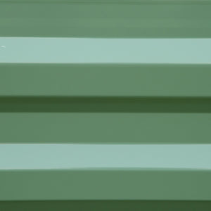 Lot de 2 carré potager de jardin dim. 100L x 100l x 30H cm - tôle d'acier ondulée vert