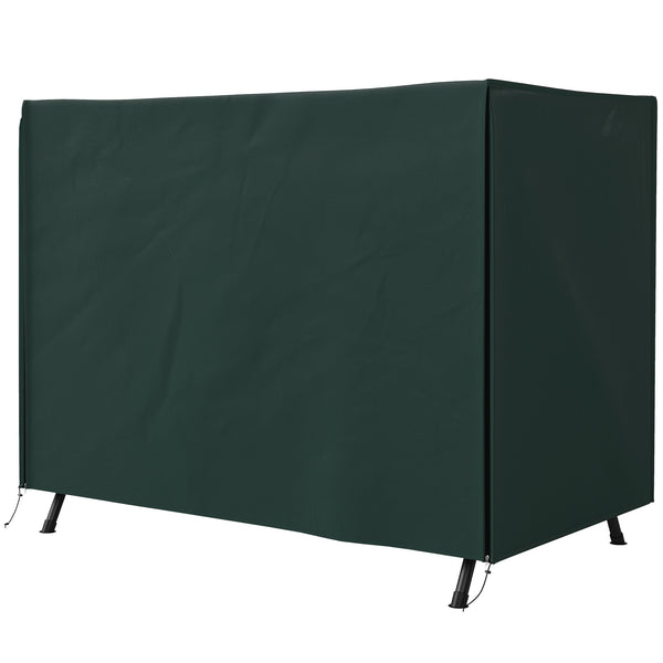 Housse de Protection balancelle de Jardin 3 Places bâche étanche dim. 2,05L x 1,24l x 1,64H m Oxford Haute densité 600D Vert