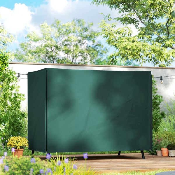 Housse de Protection balancelle de Jardin 3 Places bâche étanche dim. 2,05L x 1,24l x 1,64H m Oxford Haute densité 600D Vert