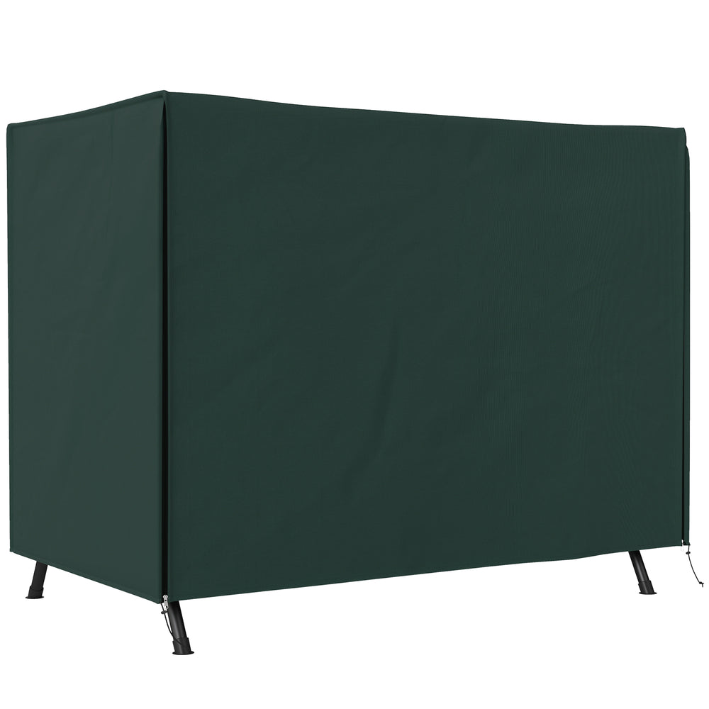 Housse de Protection balancelle de Jardin 3 Places bâche étanche dim. 2,05L x 1,24l x 1,64H m Oxford Haute densité 600D Vert