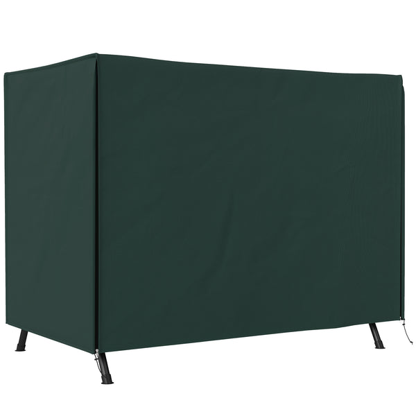 Housse de Protection balancelle de Jardin 3 Places bâche étanche dim. 2,05L x 1,24l x 1,64H m Oxford Haute densité 600D Vert