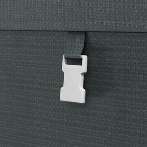 Abri de jardin tente de stockage portable abri de vélo garage pour extérieur avec cadre en métal galvanisé et grande porte, 1,2 x 1,8 m gris foncé