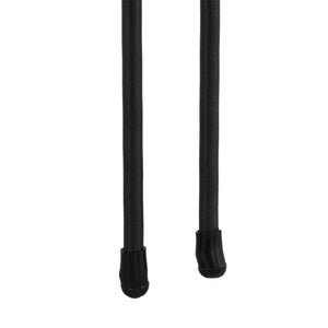 Lot de 5 panneaux de clôture de jardin décoratives, bordure de jardin en métal, pour parterre de fleurs - dim. 305 x 80 cm, noir