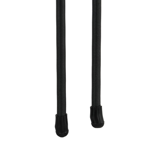 Lot de 5 panneaux de clôture de jardin décoratives, bordure de jardin en métal, pour parterre de fleurs - dim. 305 x 80 cm, noir