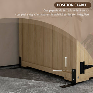 Armoire de Jardin abri Jardin Remise pour Outils sur Pied 90L x 54,5l x 161/168,5H cm 2 étagères Toit bitumé étanche Bois pin Autoclave