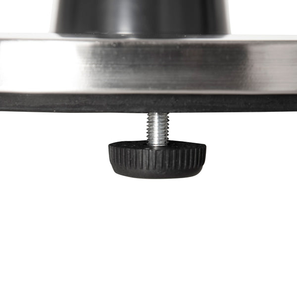 Parasol chauffant électrique 3000W chauffage d'appoint sans CO₂ 13 m² et IP44 - chauffage infrarouge sur pied 3 puissances de chauffe - hauteur réglable de 160 à 200 cm acier inox. argent