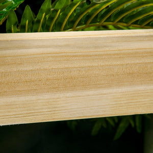Carré potager jardinière à 3 étages avec treillis lit surélevé en bois sans fond pour plantes grimpantes, légumes, fleurs - bois naturel