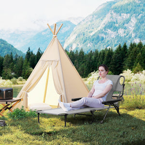 Bain de soleil chaise longue pliante avec appuie-tête, trou de lecture, dossier inclinable en textilène, transat jardin extérieur pour plage relax camping piscine terrasse, gris