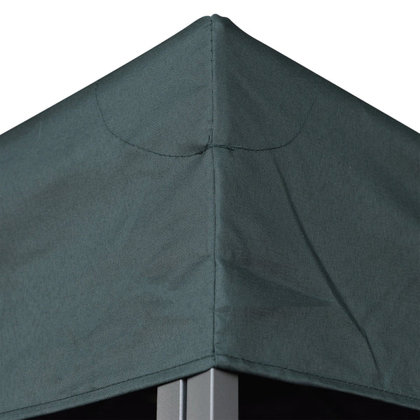 Toit de Rechange pour Pavillon de Jardin en Métal Partyzelt Polyester 3x3m Gris Anthracite