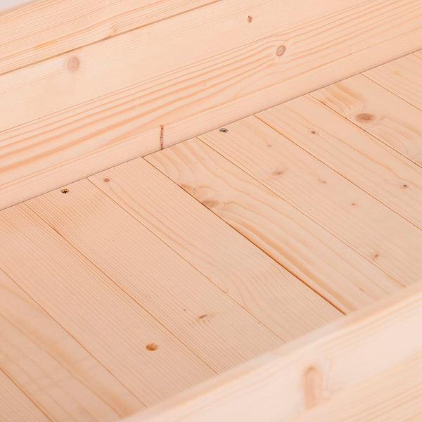 Jardinière sur Pieds Potager dim. 122L x 56l x 76H cm Inserts d'irrigation + Feutre de Drainage Inclus Bois Massif Sapin