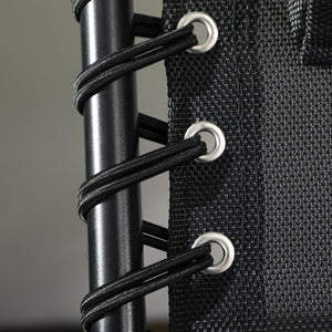 Bain de soleil, chaise longue pliante avec coussin, appuie-tête, poche latérale, textilène, transat jardin extérieur inclinable de plage camping piscine terrasse 58 x 189 x 32,5 cm gris clair