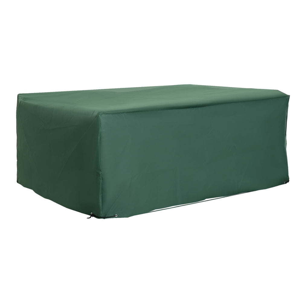 Housse de Protection Étanche Housse Salon de Jardin 600D Oxford Tissu Bâche Salon de Jardin Extérieur Imperméable rectangulaire 210L x 140l x 80H cm Vert