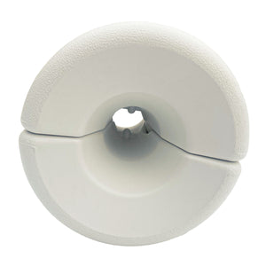 Lot de 4 Pieds de tonnelle pop-up remplis d'eau ou de sable pieds de sol pour pavillon en HDPE avec vis de sécurité, blanc