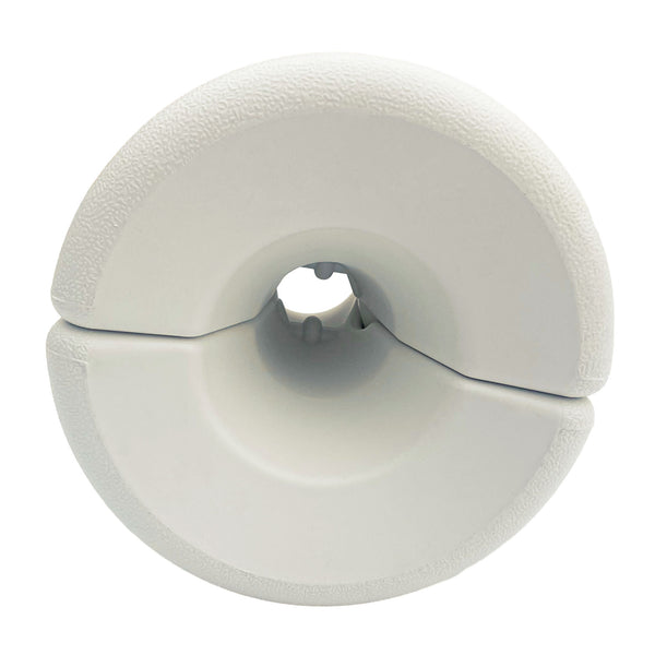 Lot de 4 Pieds de tonnelle pop-up remplis d'eau ou de sable pieds de sol pour pavillon en HDPE avec vis de sécurité, blanc