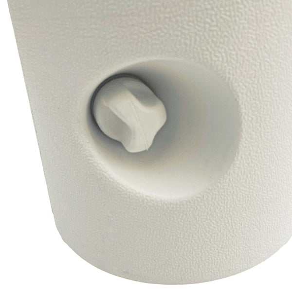 Lot de 4 Pieds de tonnelle pop-up remplis d'eau ou de sable pieds de sol pour pavillon en HDPE avec vis de sécurité, blanc