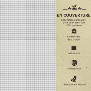 Potager sur Pieds surélevé avec bâche en PE Jardinière surélevée potager avec serre volume 104 L avec Trous de Drainage, Tissu non tissé, pour Plantes  Fleurs Légumes, 121x55x117cm gris foncé