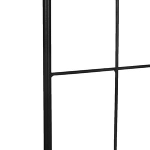 Treillis de jardin lot de 2 support pour plantes grimpantes en métal - 51 x 152 cm noir