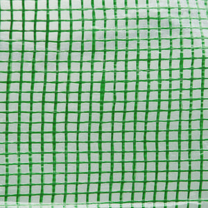 Serre de Jardin Tunnel 9 m² dim. 3L x 3l x 2H m - 4 fenêtres, Porte zippée Enroulable - châssis Tubulaire Acier galvanisé, bâche PE Haute densité Vert