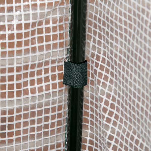 Potager sur Pieds surélevé avec bâche en PE Jardinière surélevée potager avec serre volume 104 L avec Trous de Drainage, Tissu non tissé, pour Plantes  Fleurs Légumes, 121x55x117cm gris foncé