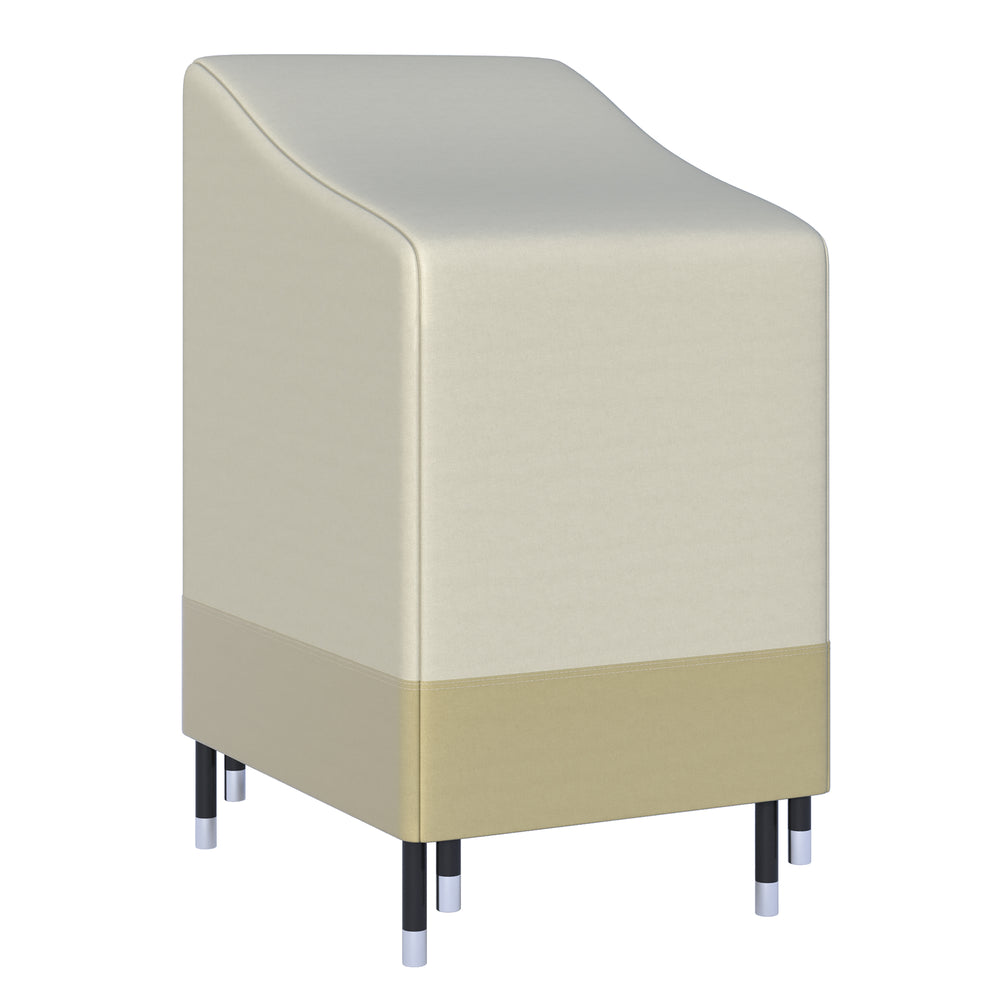 Housse de Protection chaises de Jardin empilables bâche étanche 90L x 70l x 115H cm Oxford Haute densité 600D Beige café