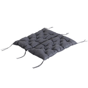 Coussin de banc matelas assise dossier pour banc de jardin coussin balancelle canapé 3 places grand confort 100 x 98 x 8 cm gris