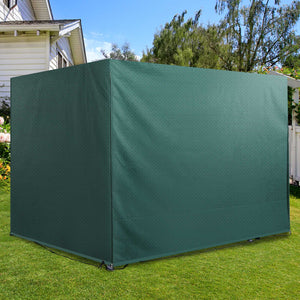 Housse de Protection balancelle de Jardin bâche étanche dim. 2,15L x 1,55l x 1,5H m PE Vert