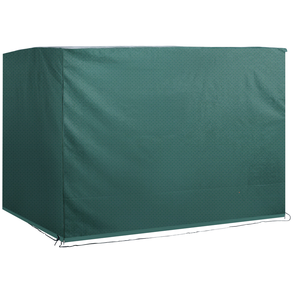 Housse de Protection balancelle de Jardin bâche étanche dim. 2,15L x 1,55l x 1,5H m PE Vert