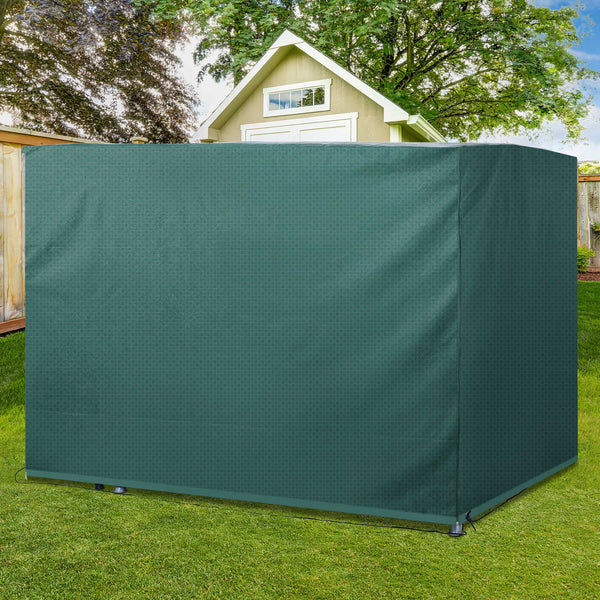 Housse de Protection balancelle de Jardin bâche étanche dim. 2,15L x 1,55l x 1,5H m PE Vert