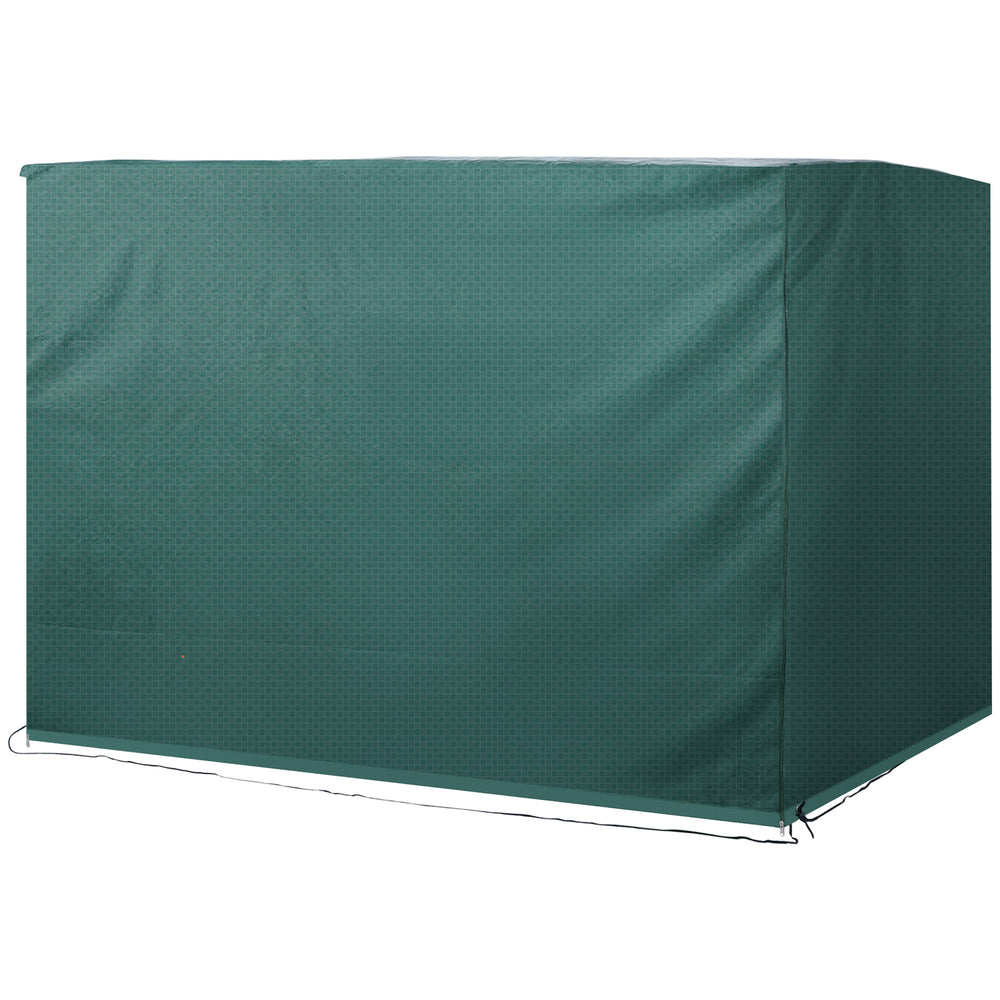 Housse de Protection balancelle de Jardin bâche étanche dim. 2,15L x 1,55l x 1,5H m PE Vert