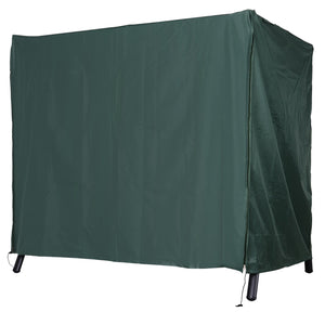 Housse de protection pour balancelle de jardin housse de balancelle de jardin toile Oxford ouverture zippée 177 x 114 x 152 cm vert foncé