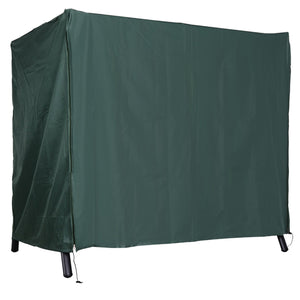 Housse de protection pour balancelle de jardin housse de balancelle de jardin toile Oxford ouverture zippée 177 x 114 x 152 cm vert foncé