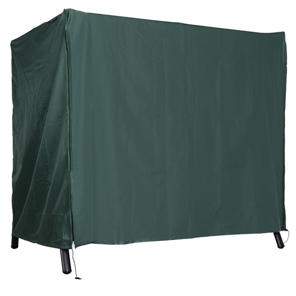 Housse de protection pour balancelle de jardin housse de balancelle de jardin toile Oxford ouverture zippée 177 x 114 x 152 cm vert foncé