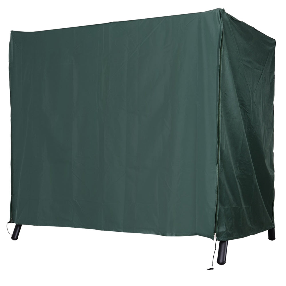Housse de protection pour balancelle de jardin housse de balancelle de jardin toile Oxford ouverture zippée 177 x 114 x 152 cm vert foncé